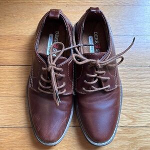 Deer Stags  Boys Brown Leather Shoes
